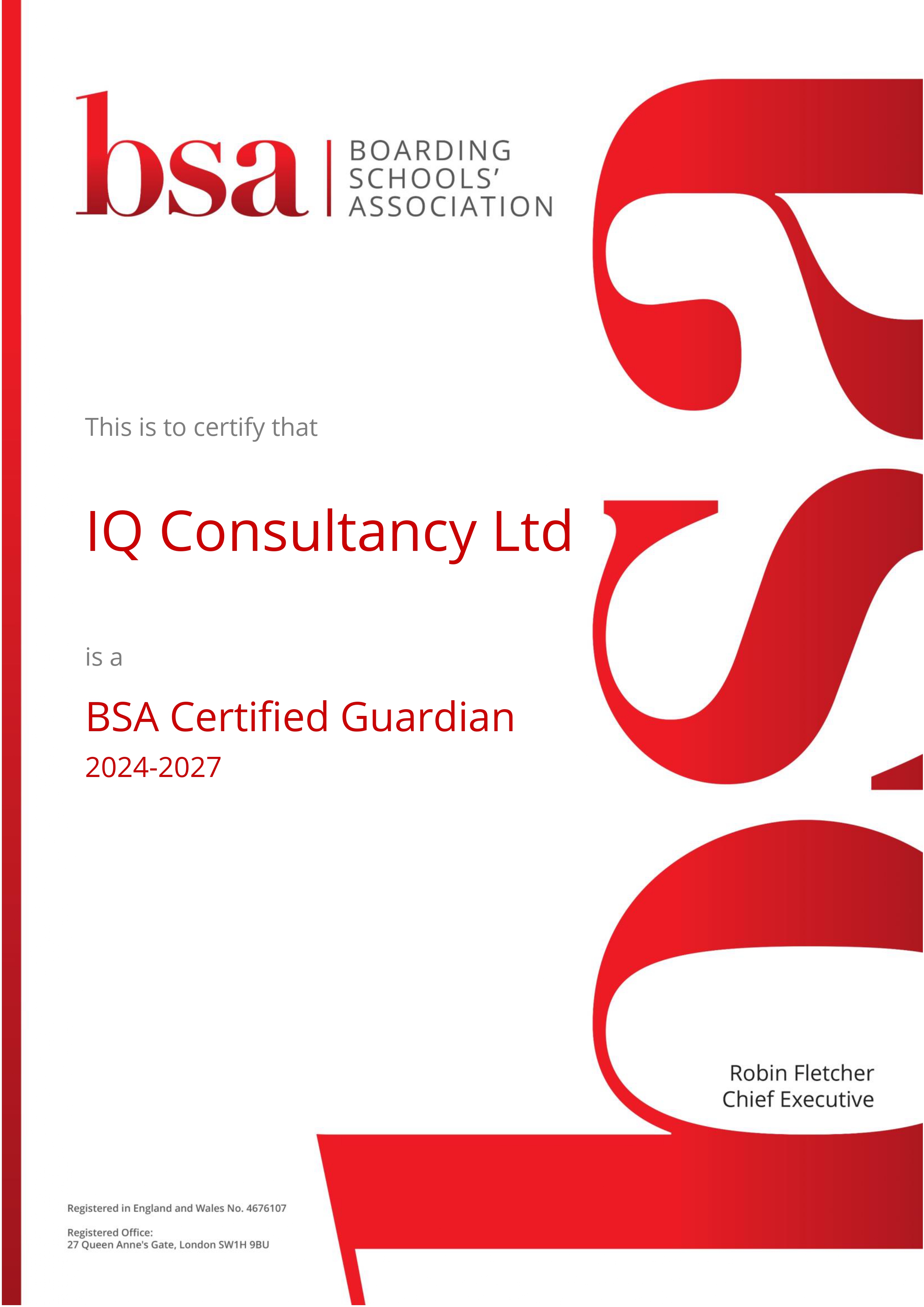 IQ Full certification